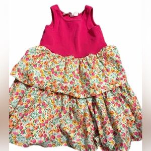 Janie and jack size 3 tiered ruffle strawberry dress